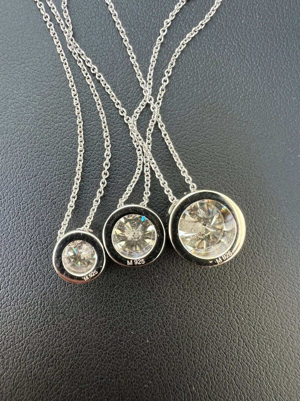 HarlemBling 925 Silver Real Moissanite Solitaire Pendant Necklace GRA Passes Diamond Tester
