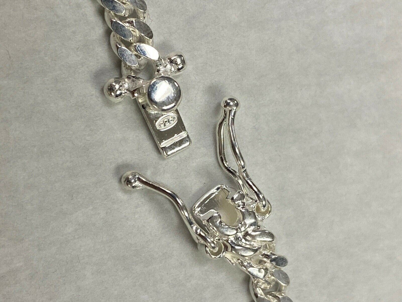 HarlemBling 925 Sterling Silver Miami Cuban Chain 4mm 7-30 Box Clasp Necklace Or Bracelet