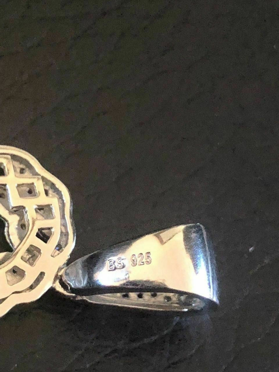 HarlemBling Ankh Cuban Link Cross 14k Gold Solid 925 Sterling Silver Pendant 1ct Man Diamond