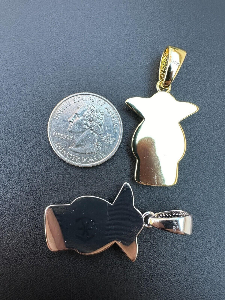 HarlemBling Baby Yoda Star Wars Pendant MOISSANITE Real 925 Silver / 14k Gold Iced Hip Hop