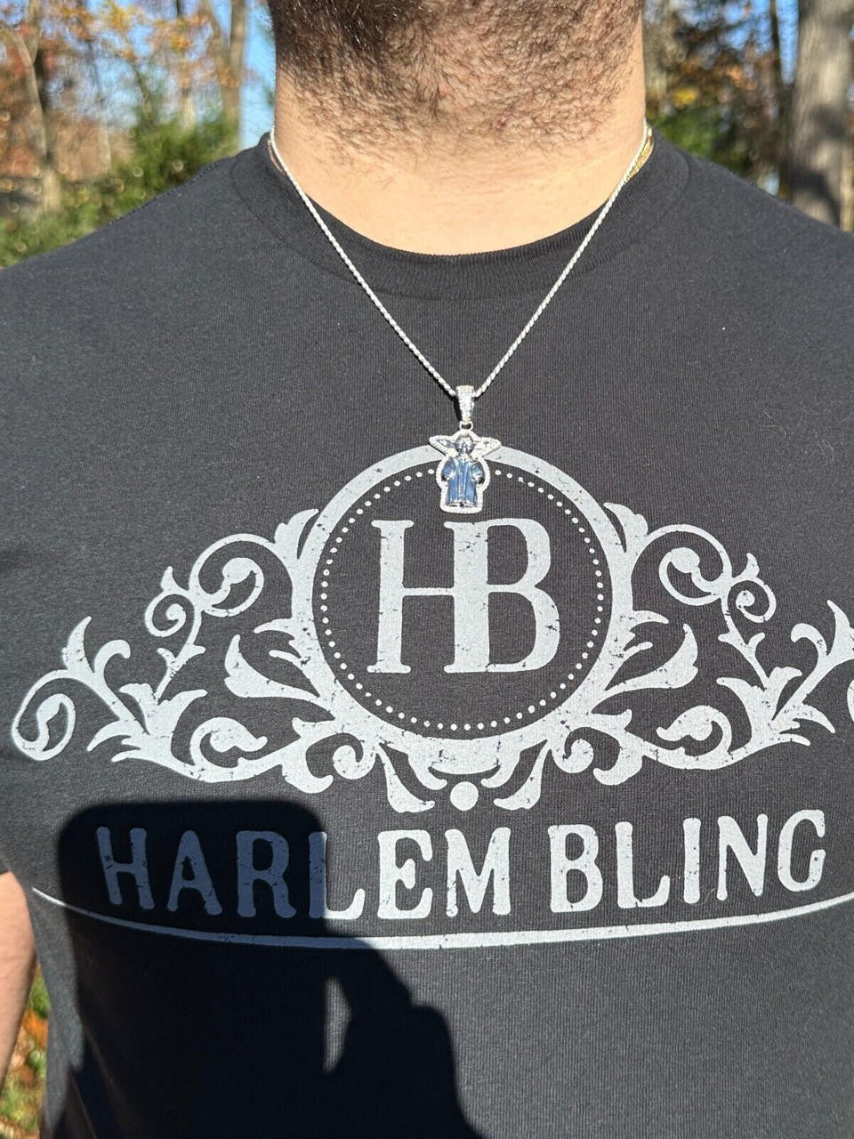 HarlemBling Baby Yoda Star Wars Pendant MOISSANITE Real 925 Silver / 14k Gold Iced Hip Hop