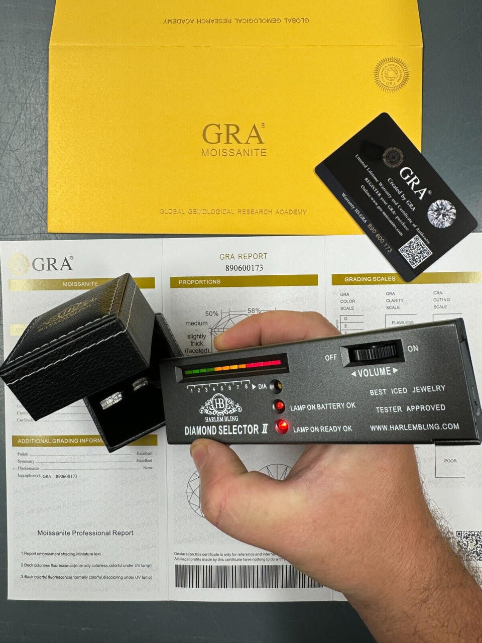 HarlemBling Baguette Moissanite Real Solid 925 Silver Hoops Small Huggie Hoop Earrings 12mm