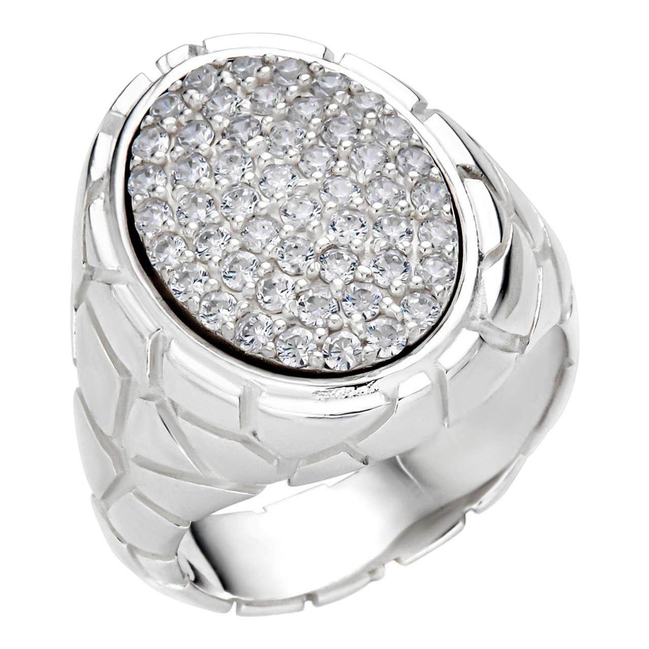 HarlemBling Biggie Smalls Ring - 925 Silver - CZ Stones