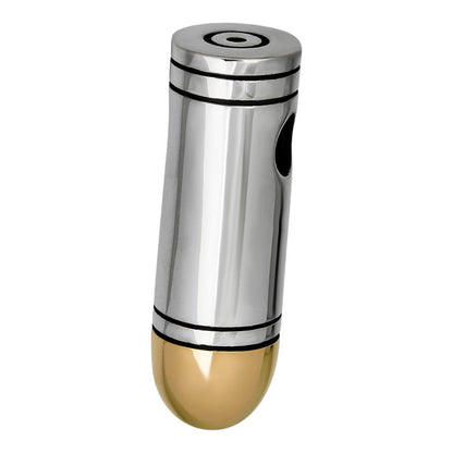 HarlemBling Bullet Pendant - 14k Gold Vermeil & Oxidized 925 Silver - Small 1"