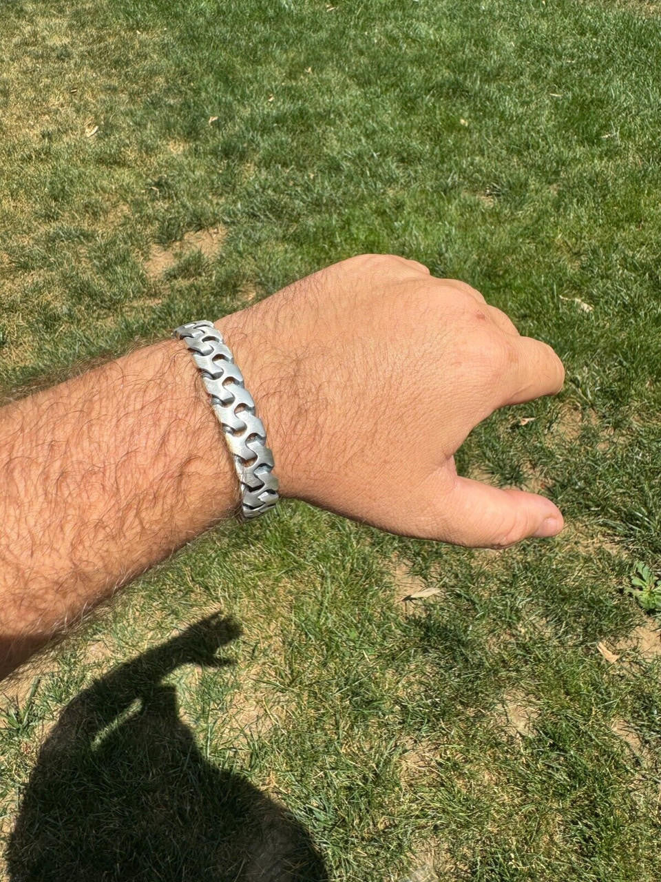 HarlemBling Custom Crazy Miami Cuban Link Bracelet 12mm Real 925 Silver Oxidized Finish