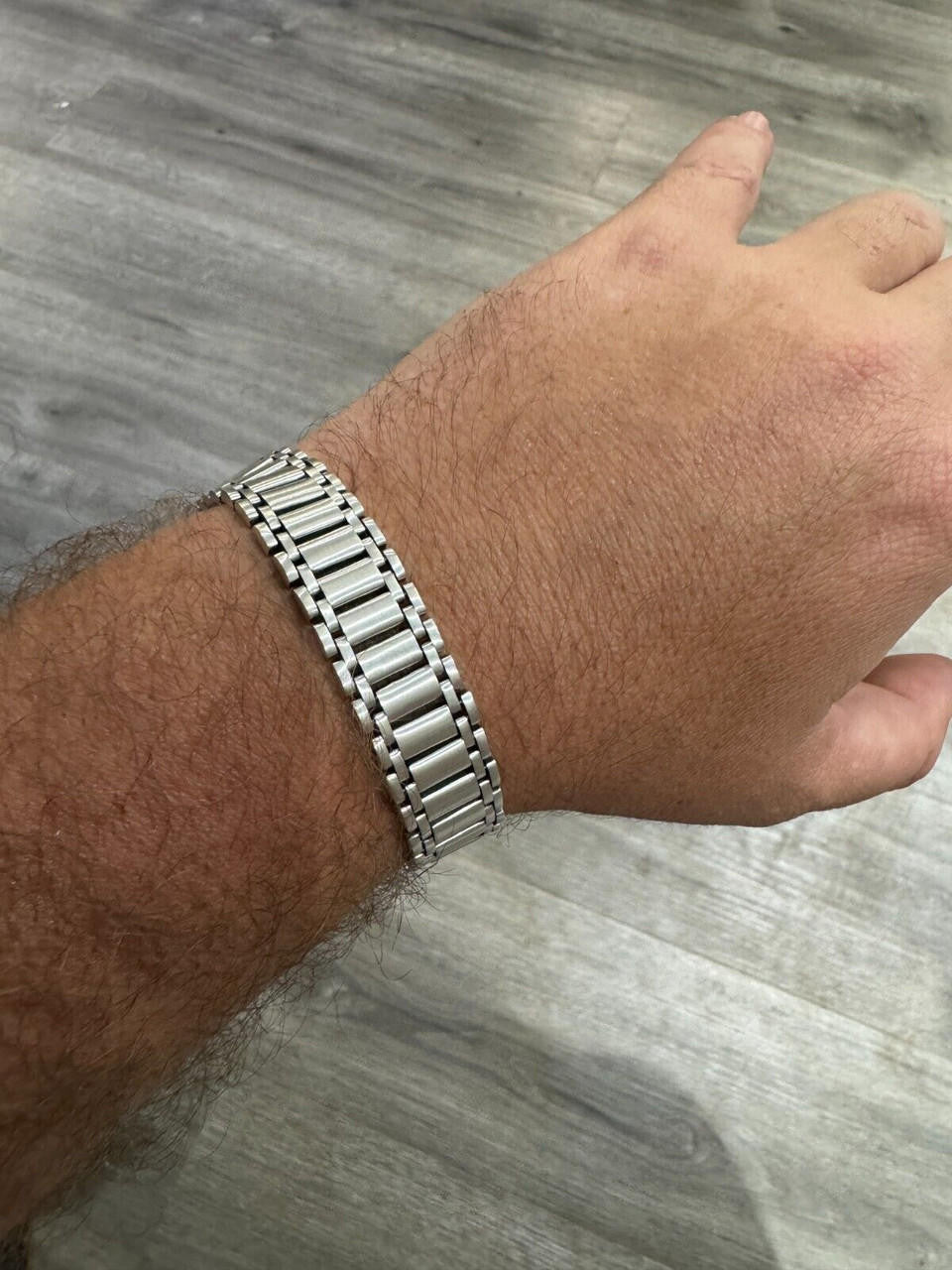 Custom Handmade Presidential Link Bracelet 14mm Wide Real 925