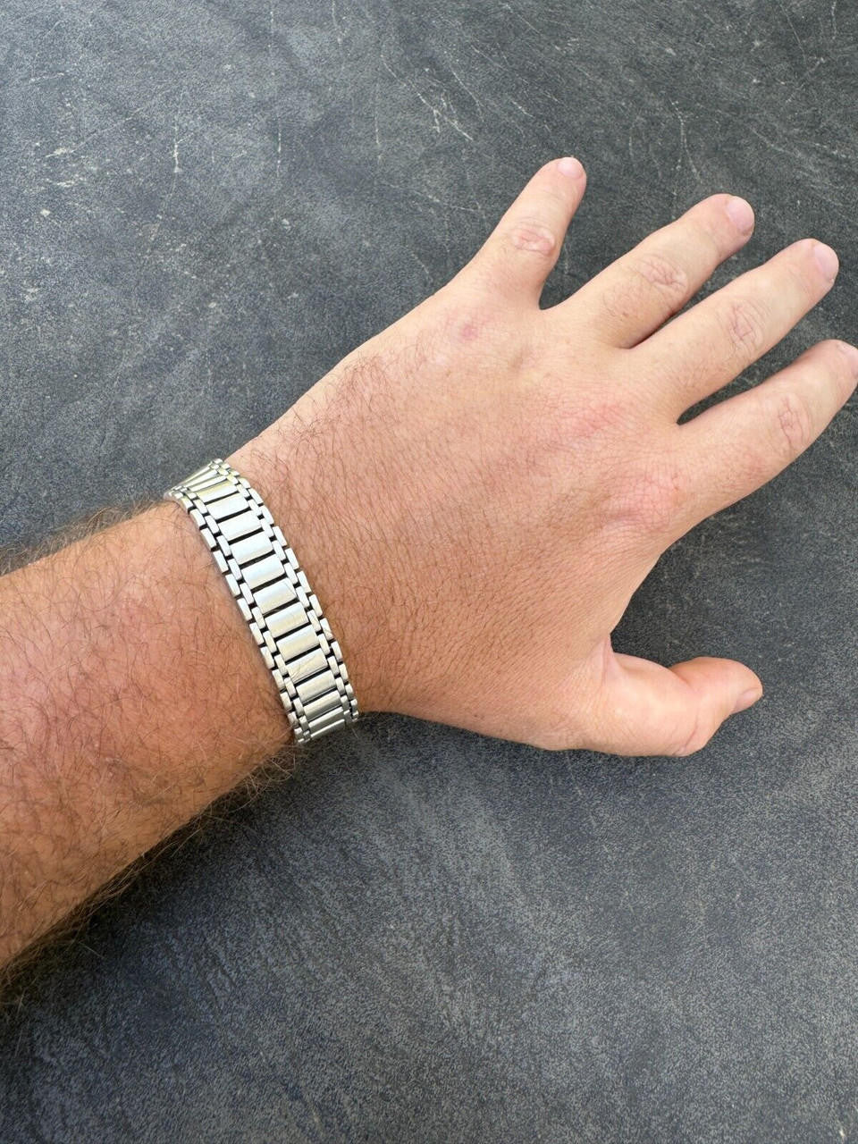 Custom Handmade Presidential Link Bracelet 14mm Wide Real 925
