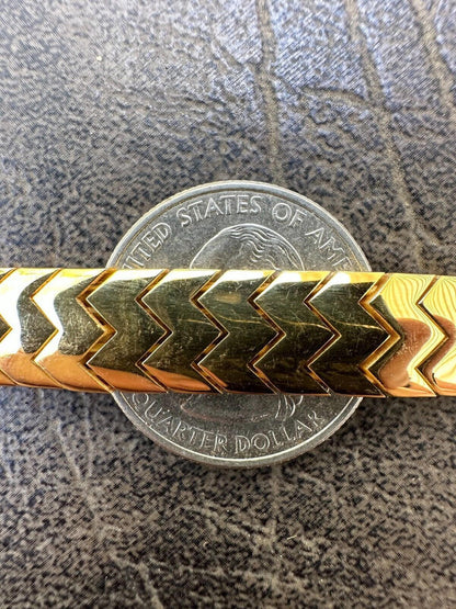 HarlemBling Custom Monaco Snake Bracelet Real 14k Gold Plated 925 Silver 10mm Men Ladies