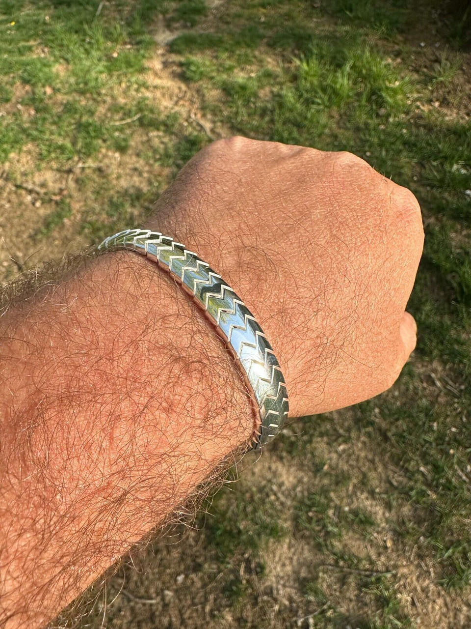 HarlemBling Custom Monaco Snake Bracelet Real 925 Sterling Silver Sleek 10mm Men Ladies 6-8"