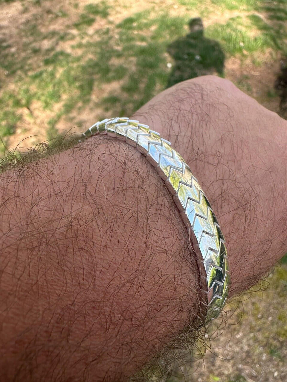 HarlemBling Custom Monaco Snake Bracelet Real 925 Sterling Silver Sleek 10mm Men Ladies 6-8"