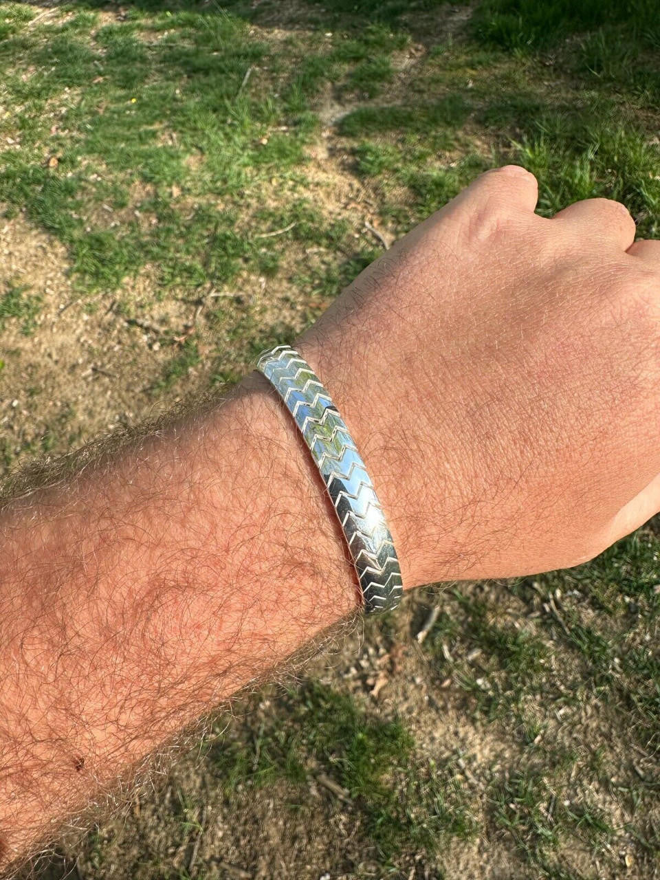 HarlemBling Custom Monaco Snake Bracelet Real 925 Sterling Silver Sleek 10mm Men Ladies 6-8"