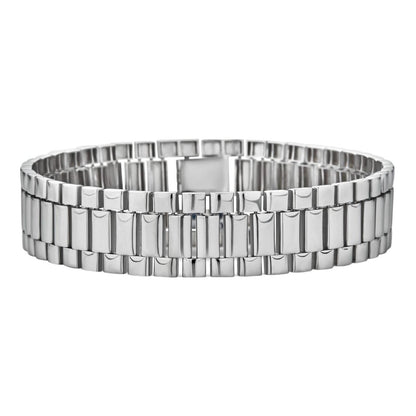 HarlemBling Custom Presidential Rolex Bracelet - 925 Sterling Silver - 7"-9" - 8mm-16mm