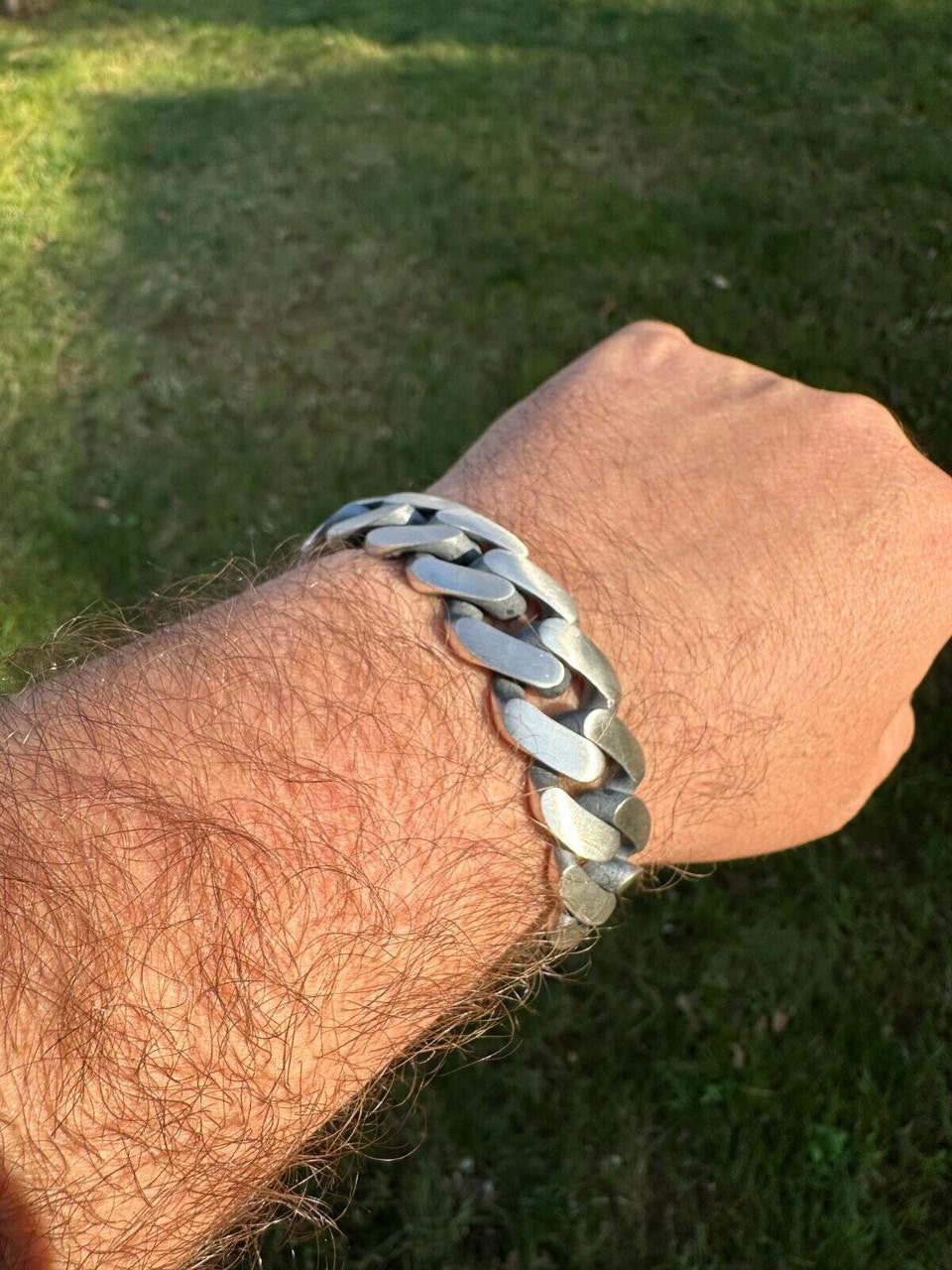 HarlemBling Graduated Miami Cuban Link Bracelet Solid 925 Sterling Silver Box Clasp 12-20mm