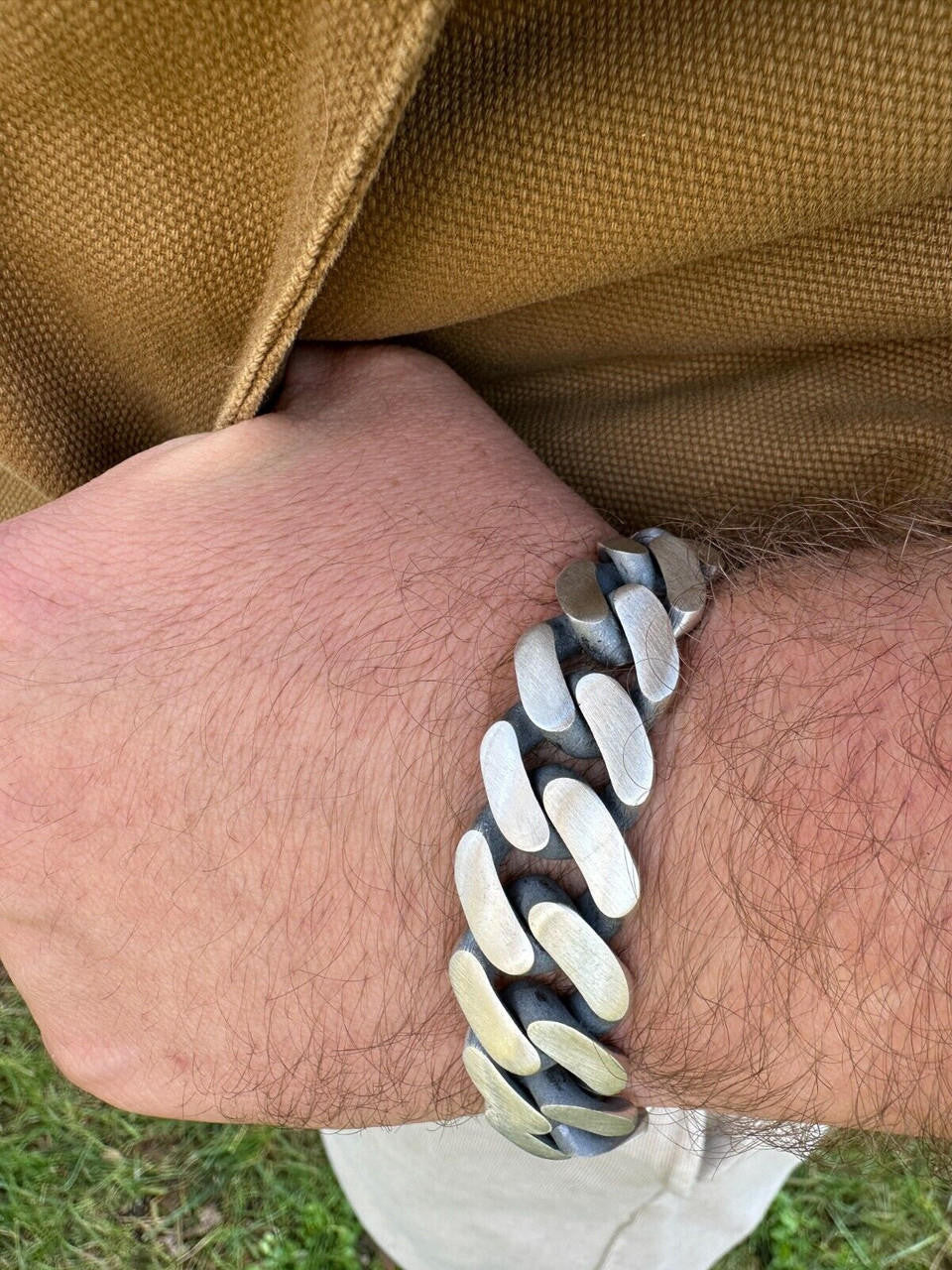 HarlemBling Graduated Miami Cuban Link Bracelet Solid 925 Sterling Silver Box Clasp 12-20mm