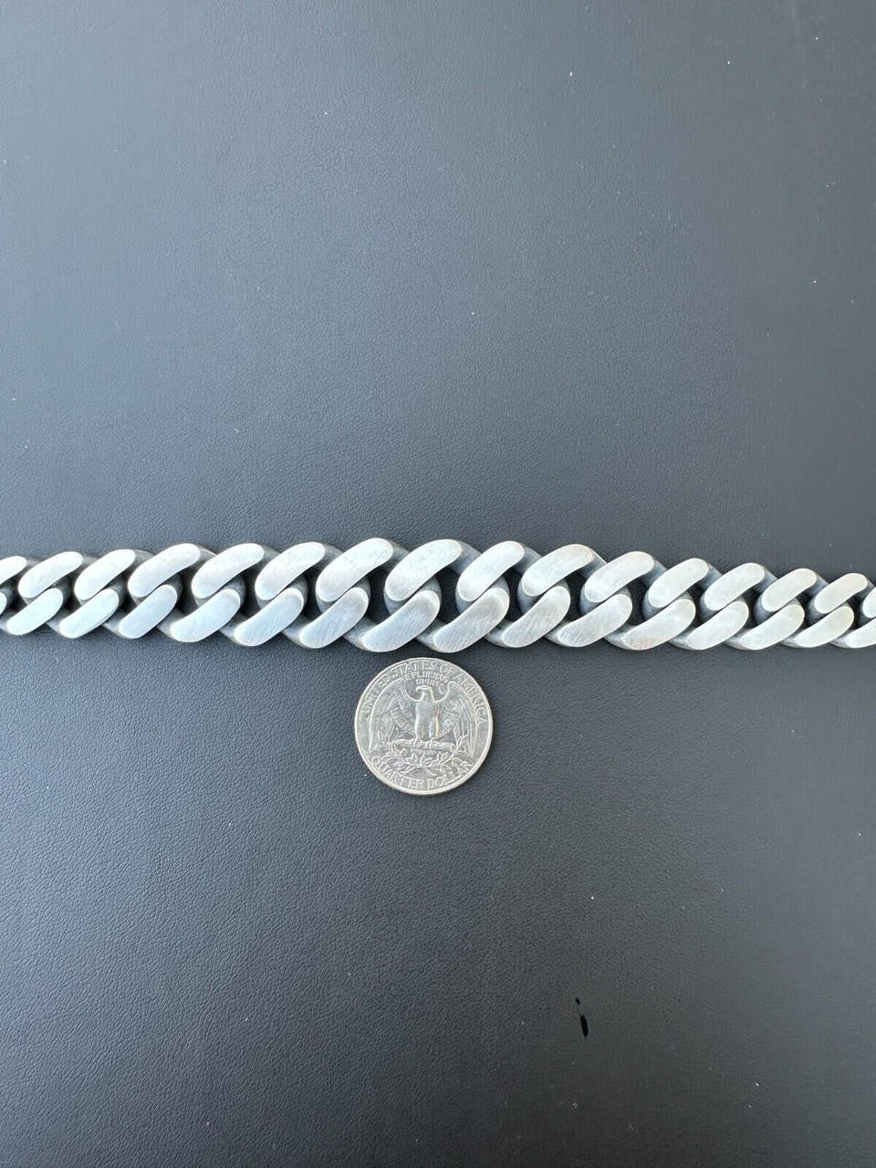 HarlemBling Graduated Miami Cuban Link Bracelet Solid 925 Sterling Silver Box Clasp 12-20mm