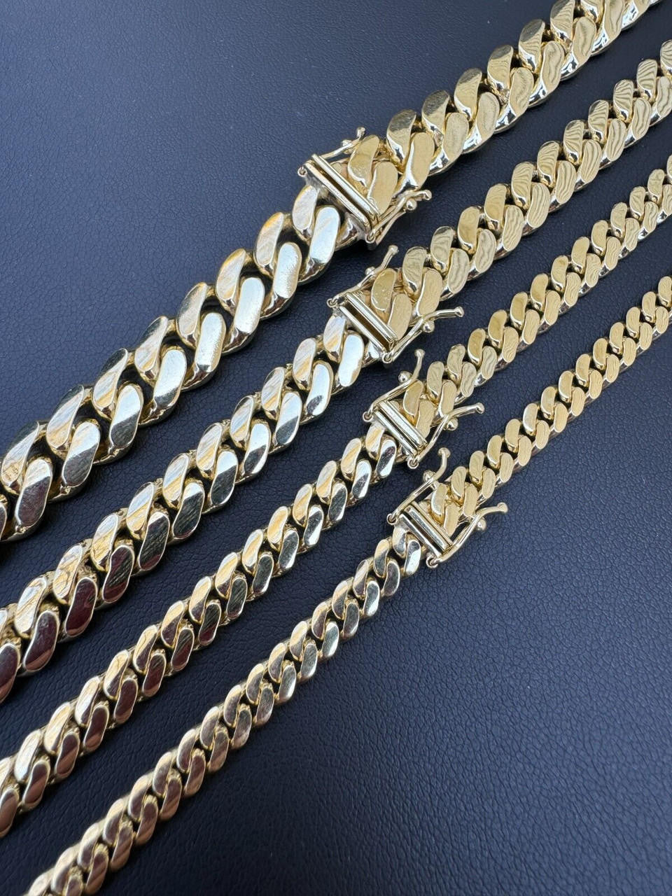 HarlemBling HANDMADE Tight Link Solid 14k Gold Miami Cuban Link Chain Or Bracelet Necklace