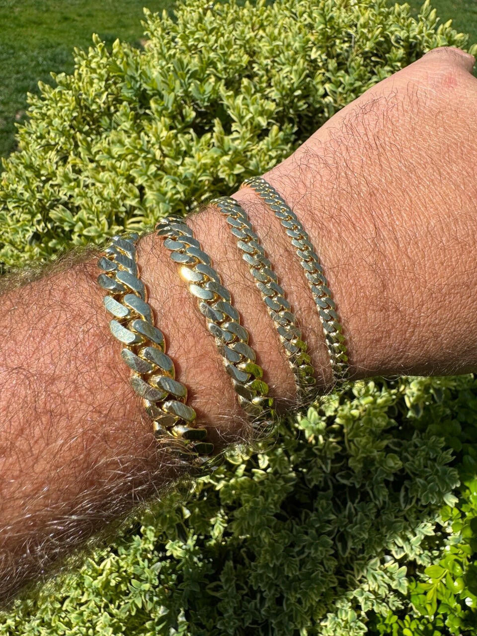 HarlemBling HANDMADE Tight Link Solid 14k Gold Miami Cuban Link Chain Or Bracelet Necklace