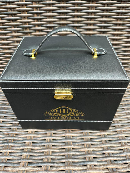 HarlemBling Harlembling Leather Full Size Home Jewelry Box Case