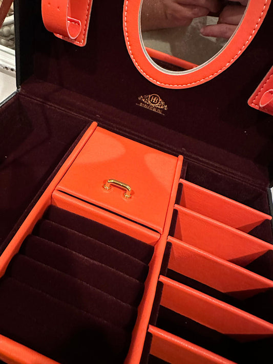 HarlemBling Harlembling Leather Full Size Home Jewelry Box Case