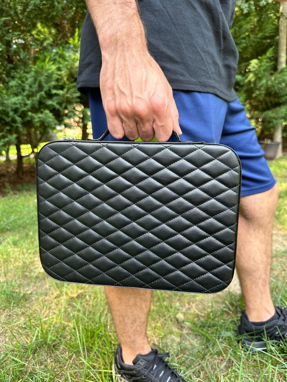 HarlemBling Harlembling Leather Travel Jewelry Box Case