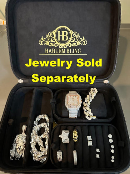 HarlemBling Harlembling Leather Travel Jewelry Box Case