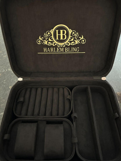 HarlemBling Harlembling Leather Travel Jewelry Box Case