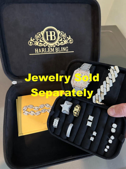 HarlemBling Harlembling Leather Travel Jewelry Box Case