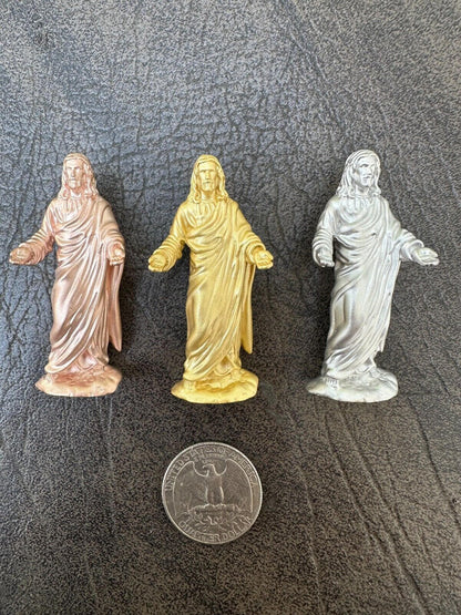 HarlemBling Heavy 3D Jesus Piece Real 925 Silver / 14k Yellow Rose Gold Pendant Necklace