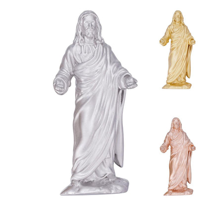 HarlemBling Heavy 3D Jesus Piece Real 925 Silver / 14k Yellow Rose Gold Pendant Necklace