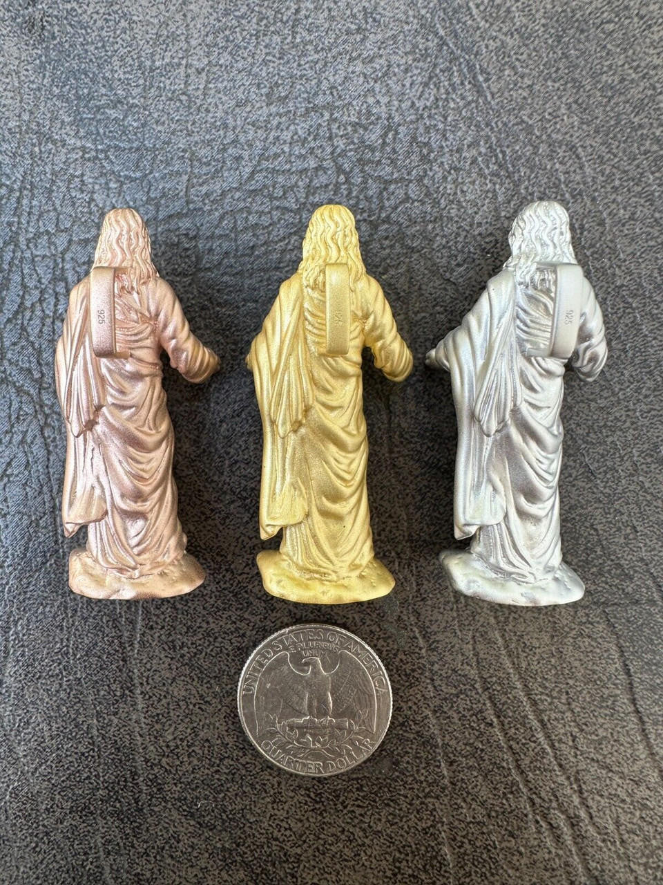 HarlemBling Heavy 3D Jesus Piece Real 925 Silver / 14k Yellow Rose Gold Pendant Necklace