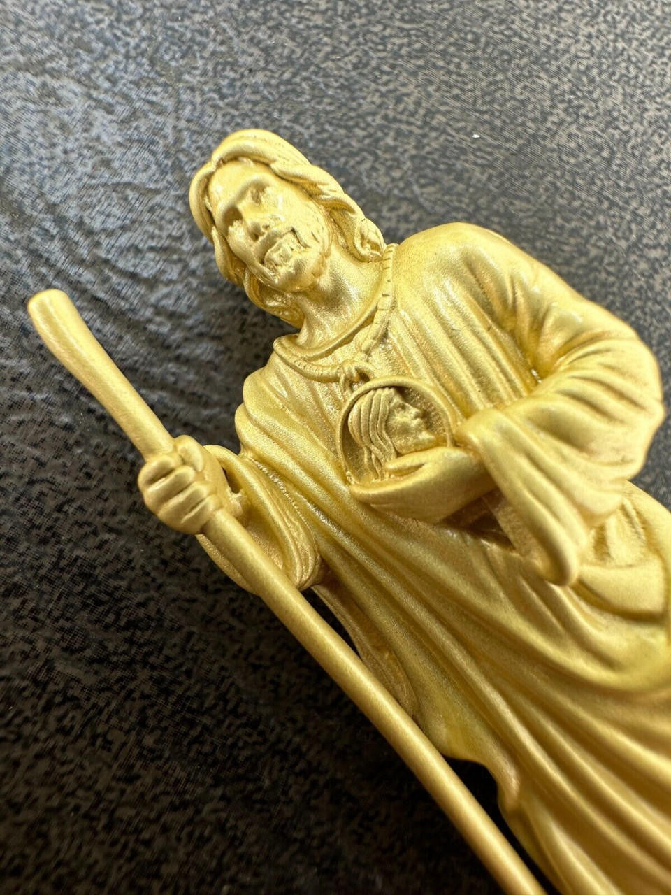 HarlemBling Heavy 3D San Judas St Jude Real 925 Silver 14k Yellow Rose Gold Pendant Necklace