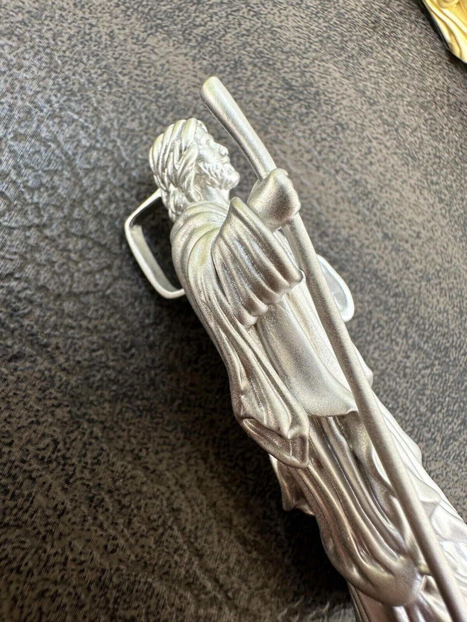 HarlemBling Heavy 3D San Judas St Jude Real 925 Silver 14k Yellow Rose Gold Pendant Necklace