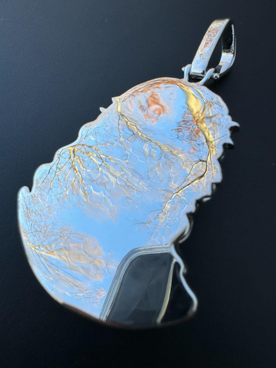 HarlemBling HEAVY Real Solid 925 Sterling Silver Plain Jesus Piece Pendant Necklace DETAILED