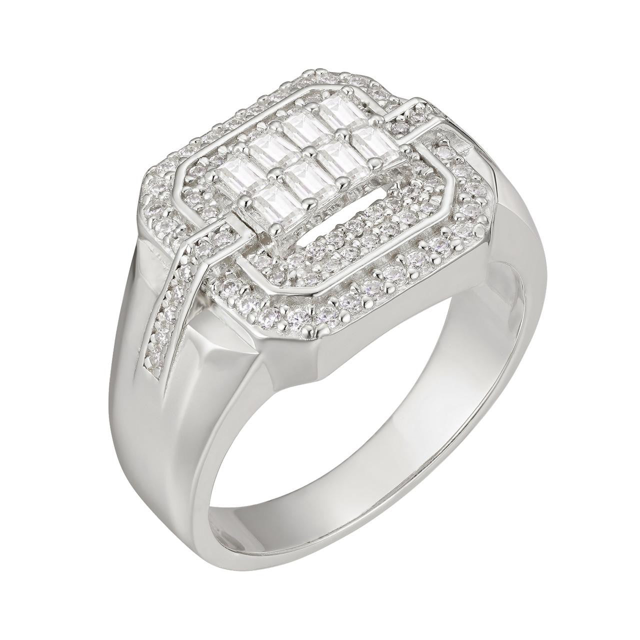 HarlemBling Hip Hop Dream Ring - 925 Silver - CZ Stones