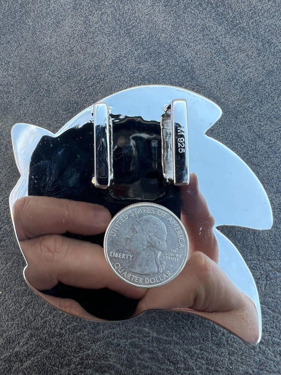 HarlemBling HUGE 3" 35.5ct MOISSANITE 925 Silver Sonic The Hedgehog Iced Pendant Necklace