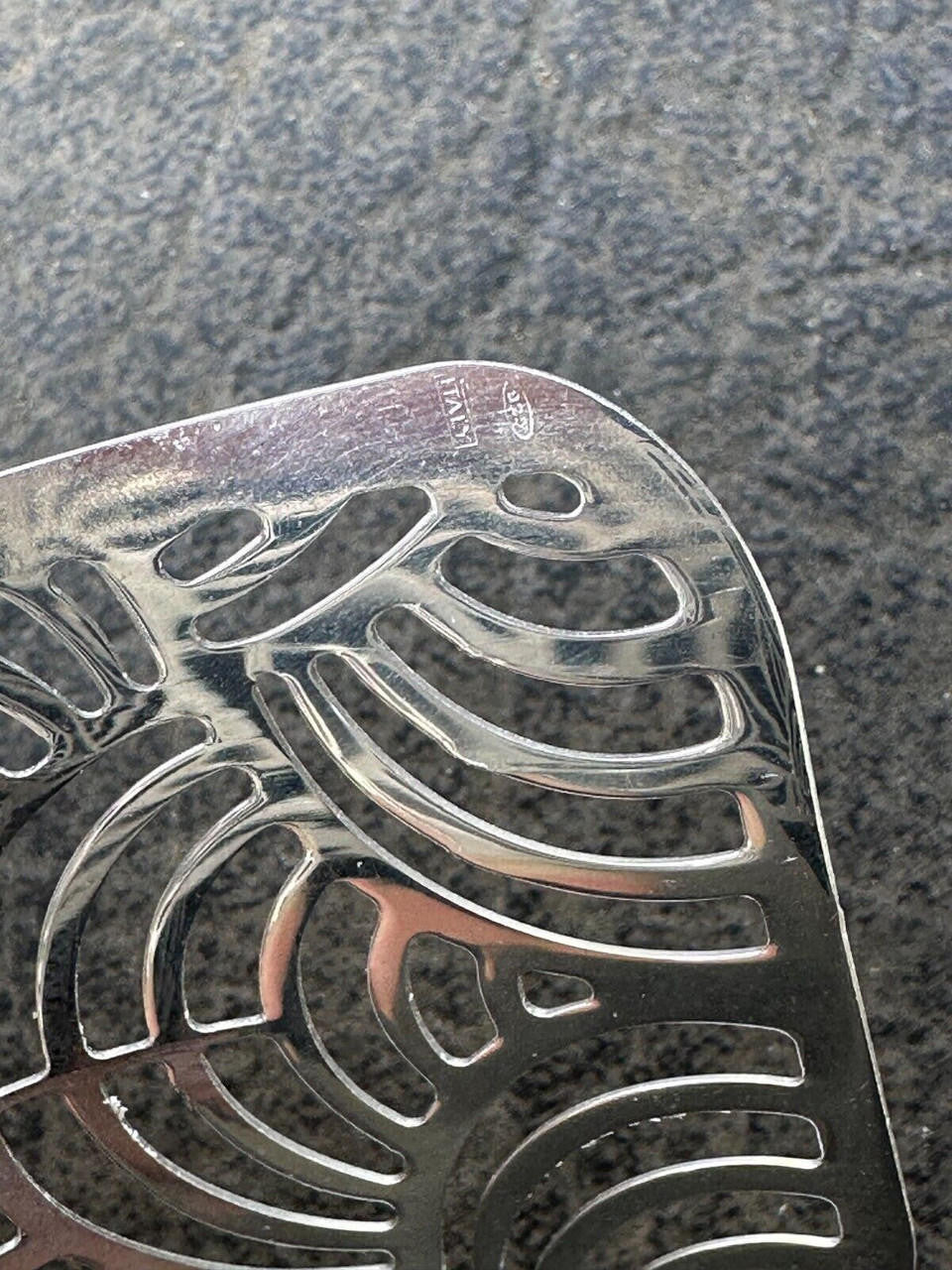 HarlemBling Italy Real Solid 925 Sterling Silver 1.5" BIG Designer Cuff Bangle Bracelet 6-8"