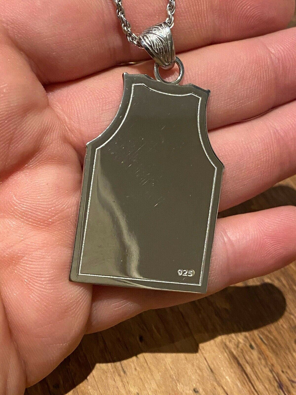 HarlemBling Kobe Bryant 24 Jersey Autograph Pendant Real 925 Sterling Silver / Gold Necklace