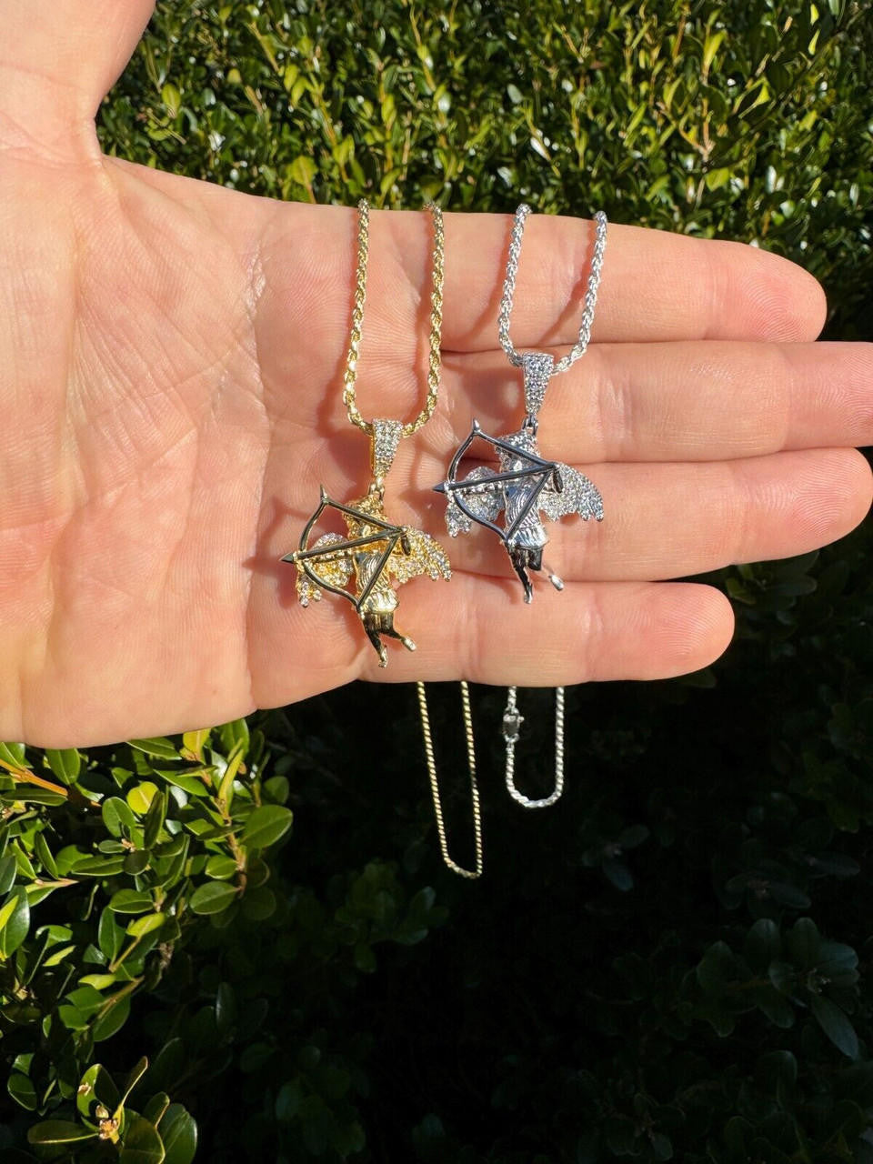 Ladies Cupid Cherub Pendant 925 Silver MOISSANITE Love Angel