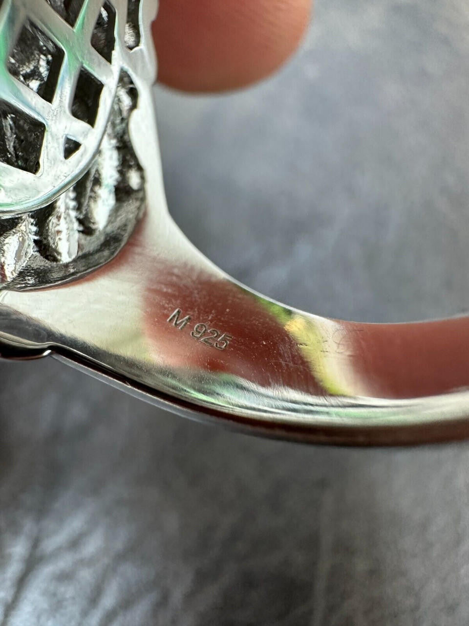 HarlemBling Lion W. Moissanite Baguette Crown 3D Mens Ring - Real Solid 925 Sterling Silver