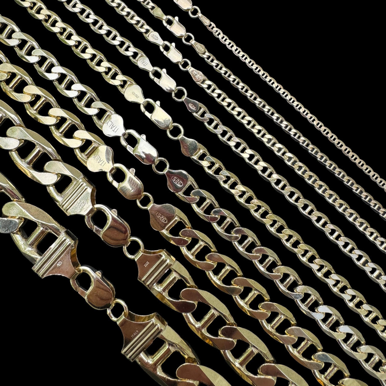 Mariner Link Chain Necklace Or Bracelet - 14k Gold Vermeil 925