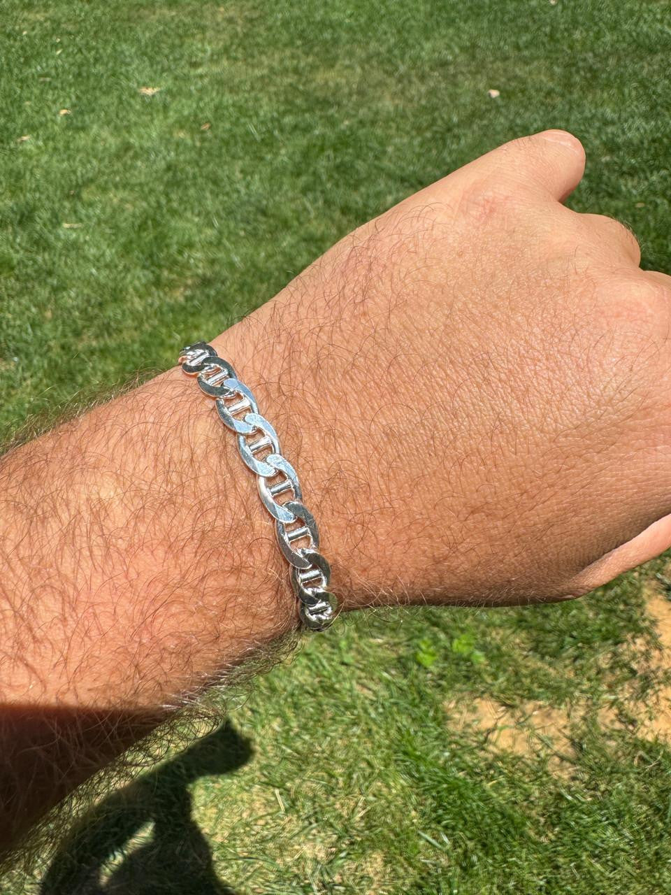 HarlemBling Mariner Link Chain Necklace Or Bracelet - 925 Sterling Silver - 6"-30" - 2.5mm-16mm