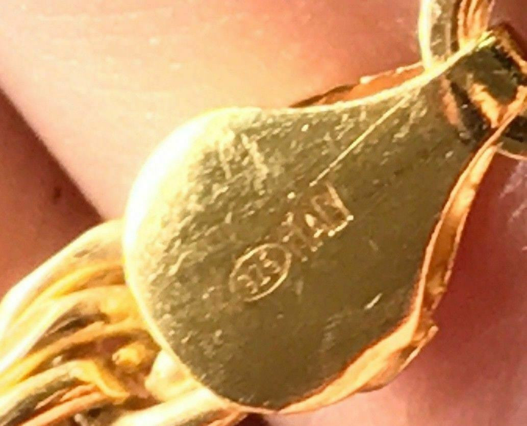 HarlemBling Mens 14K Gold Over Real Solid 925 Silver Rope Chain MADE IN ITALY 20-30 3-5mm