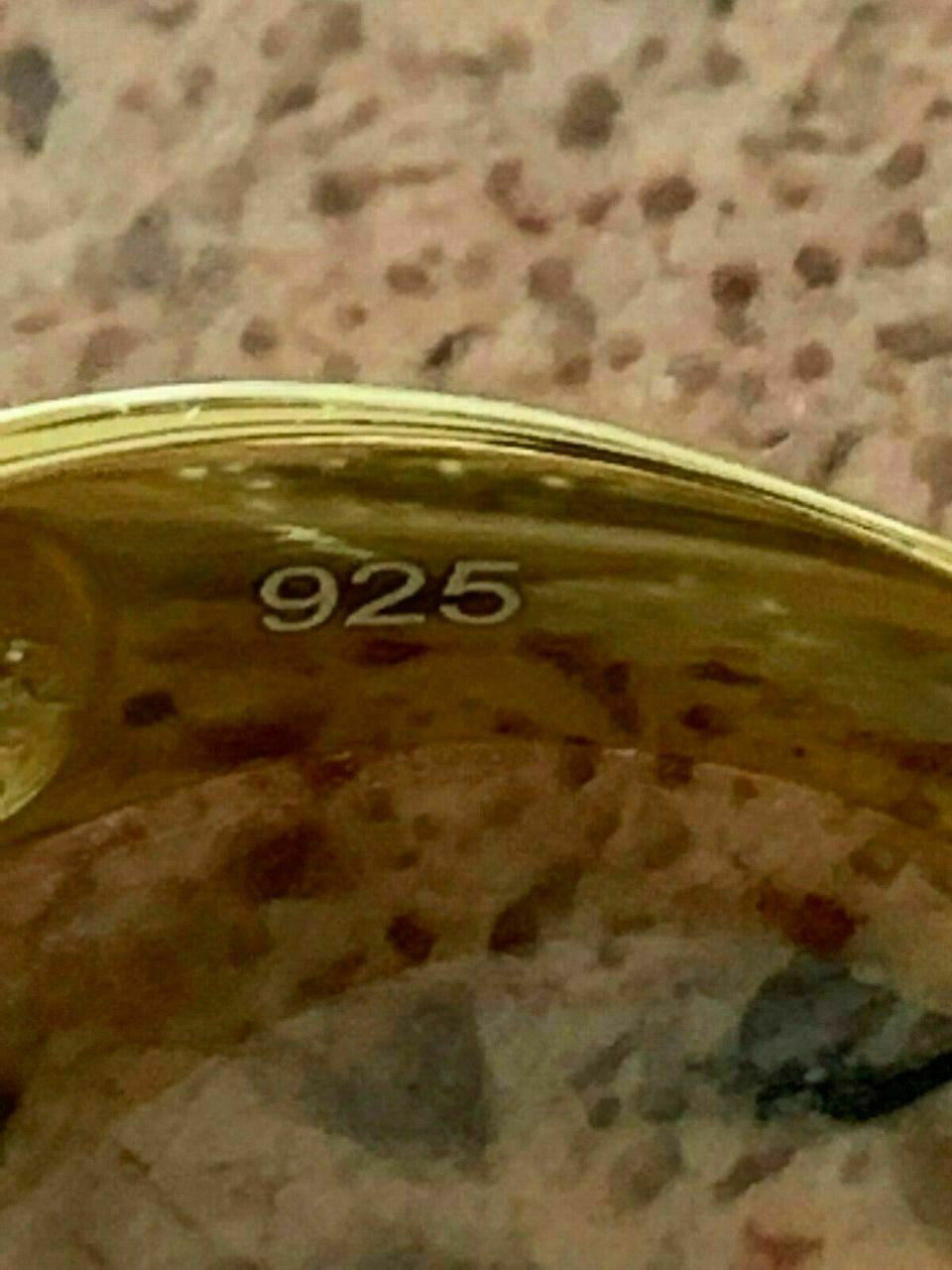 HarlemBling Mens 14k Gold Over REAL Solid 925 Sterling Silver Diamond Nugget Ring Sz 7-13