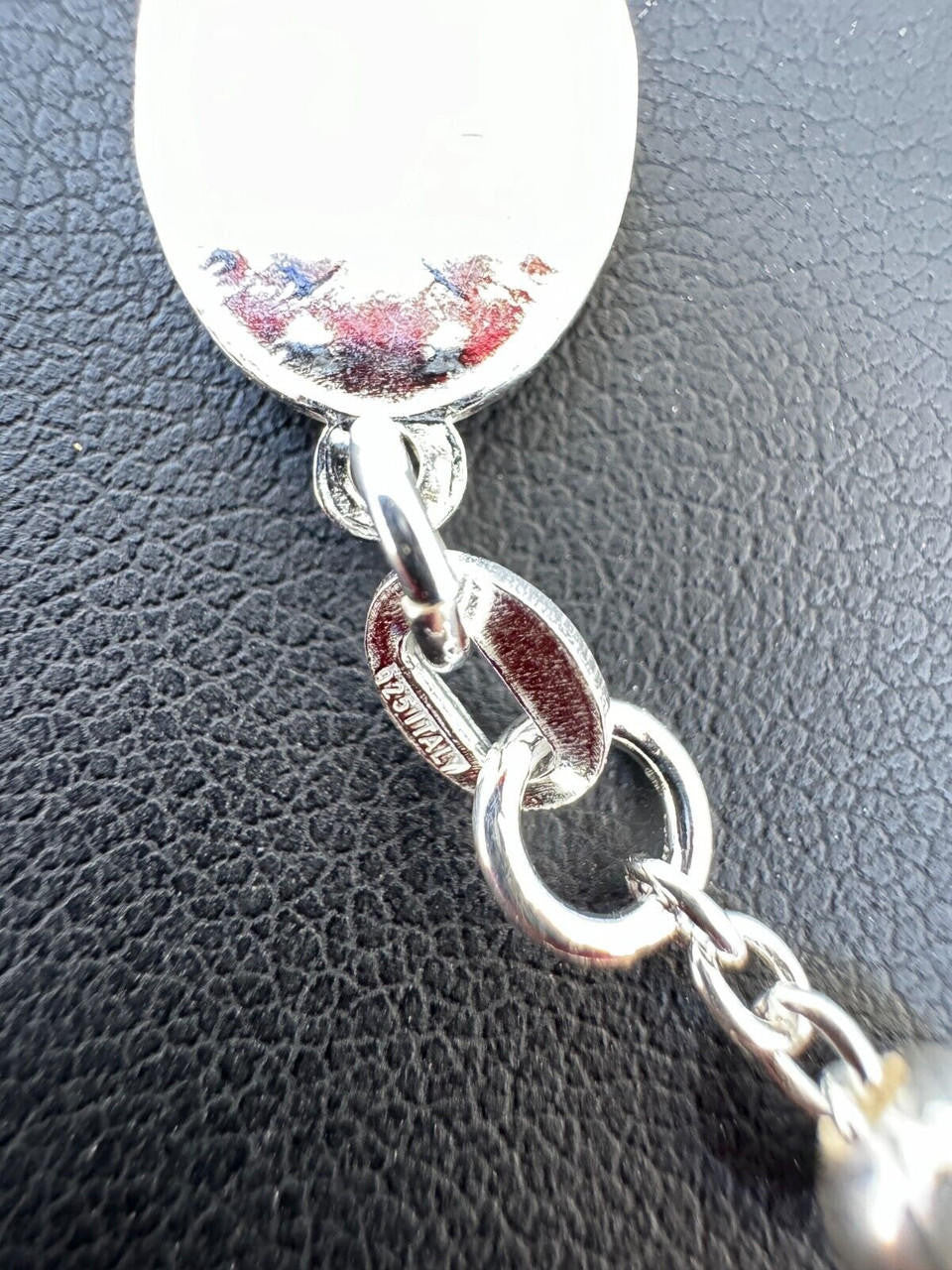 HarlemBling Men's 30" Long Rosary Beads Necklace Solid 925 Sterling Silver Rosario ITALY 5mm