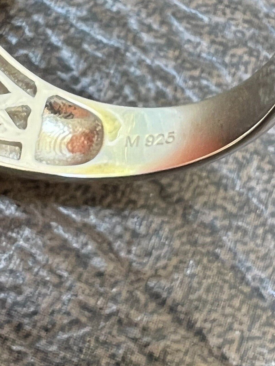 HarlemBling Mens 925 Silver Hip Hop Iced Moissanite Pinky Cluster Ring Passes Diamond Test