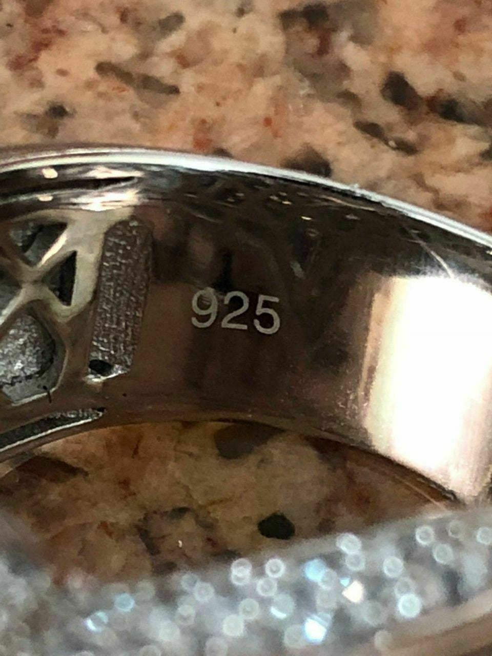 HarlemBling Mens Hip Hop 3D STAR Solid 14k Gold and 925 Silver Diamond Pinky RING Real Icy