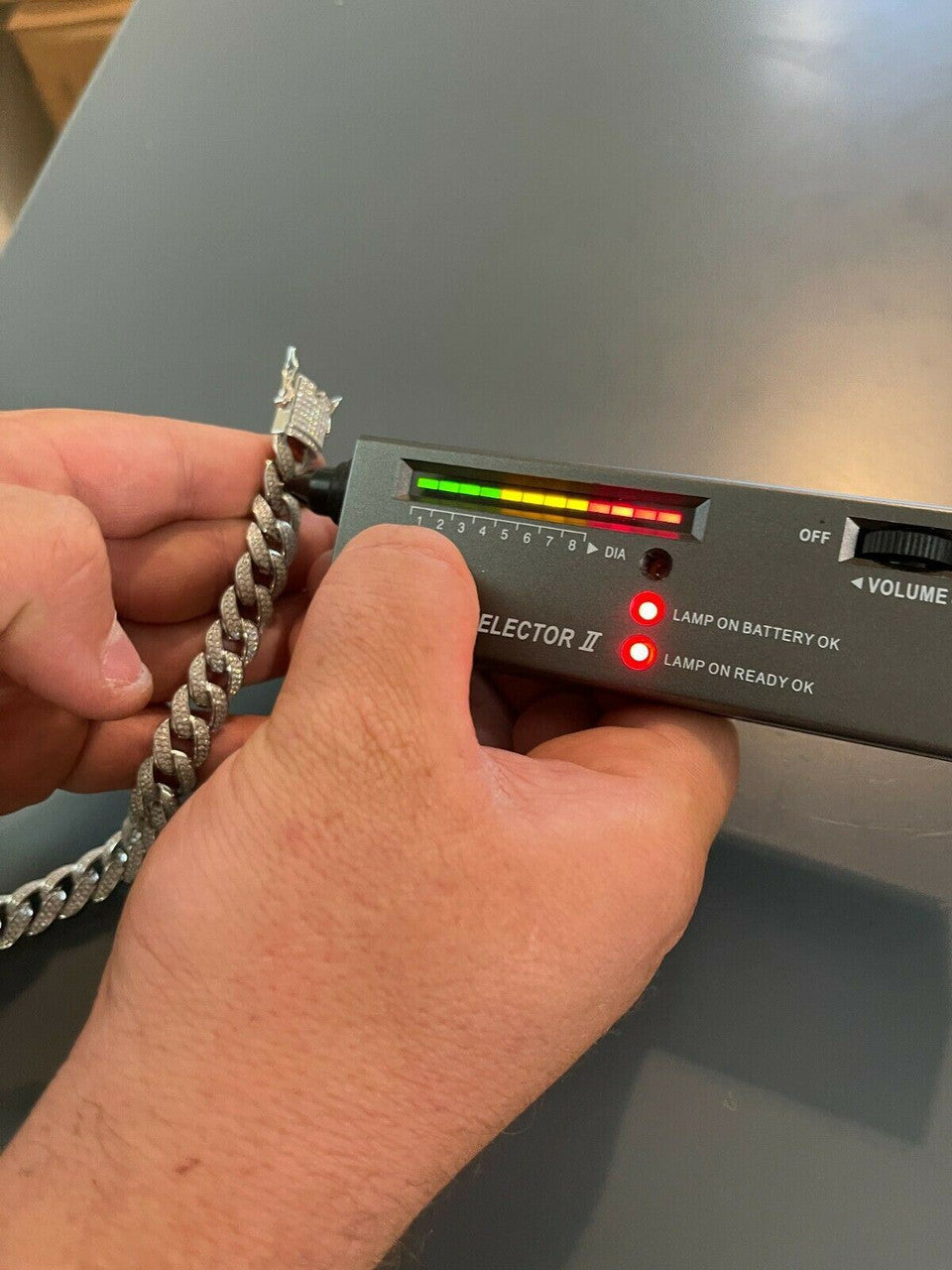 HarlemBling Mens Miami Cuban Link Bracelet Real Iced Moissanite - Passes Diamond Tester 12mm