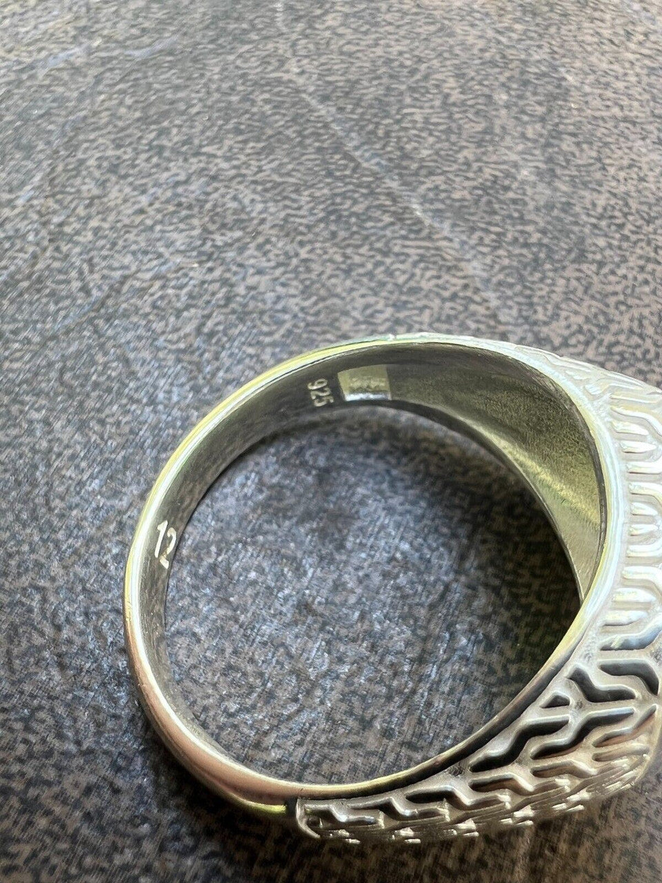 HarlemBling Mens Real 925 Sterling Silver Iced Simulated Red Ruby and CZ Hip Hop Ring Sz 6-13