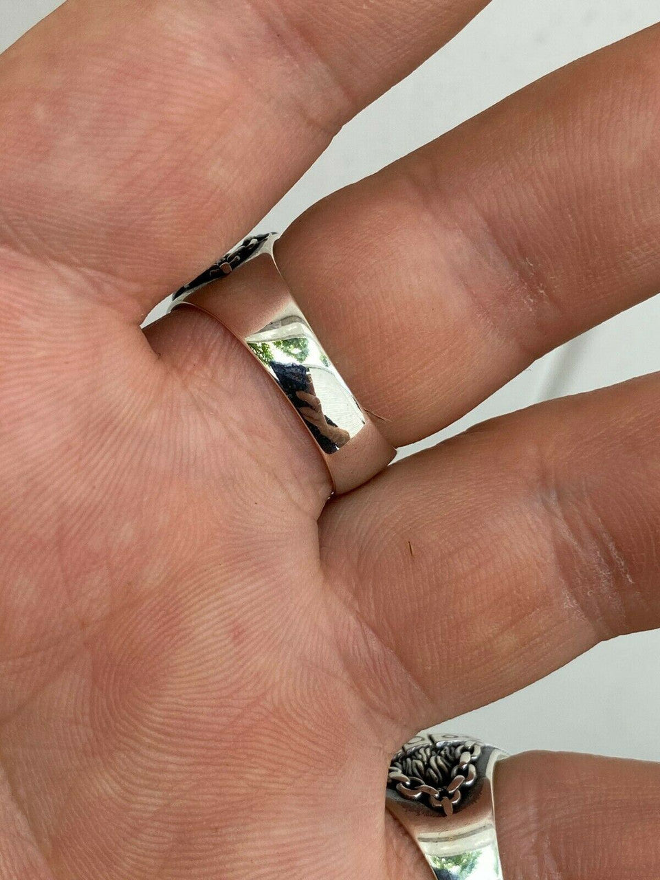 Mens Real Solid 925 Sterling Silver King Lion Of Judah Rasta Ring