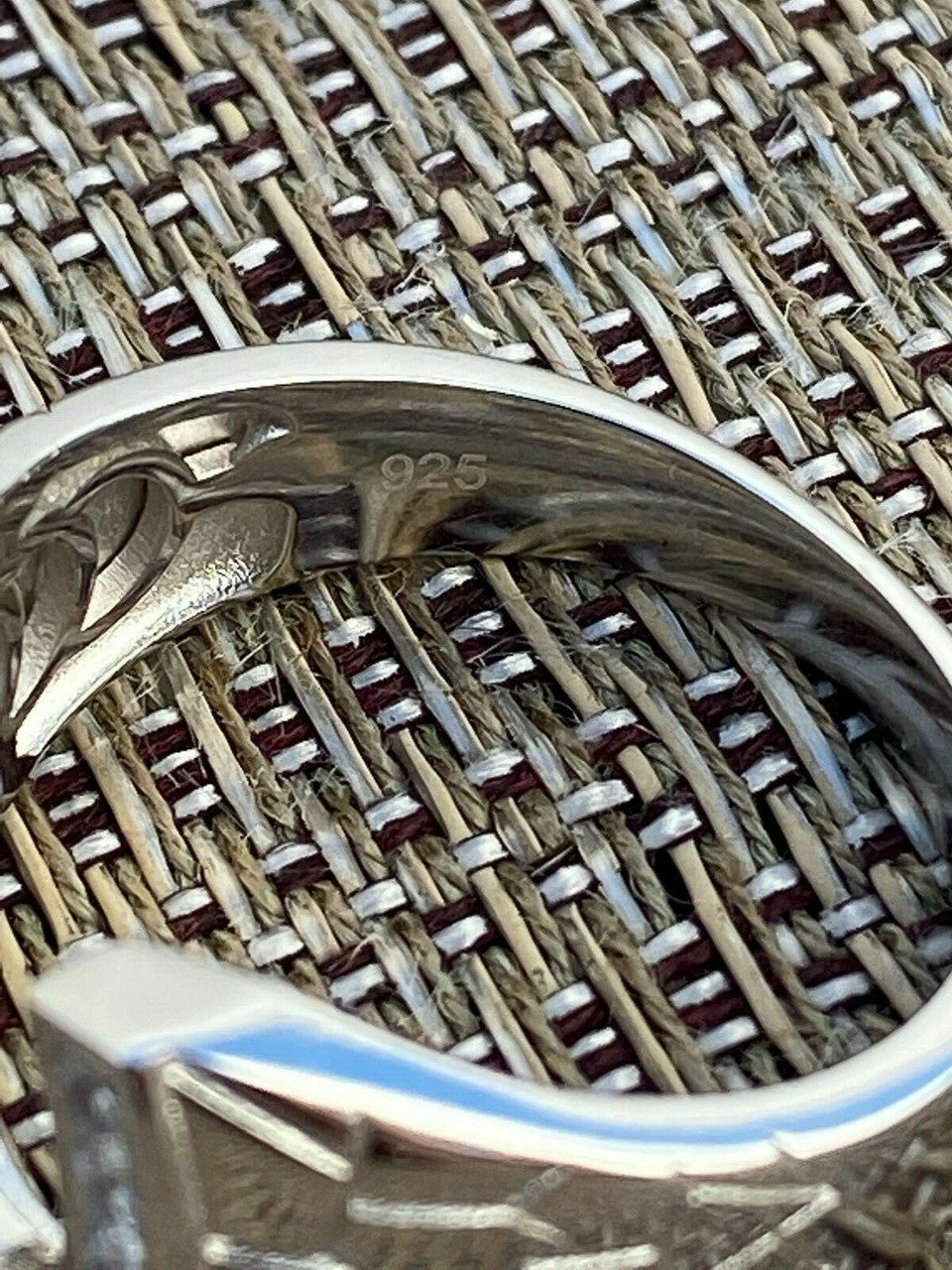 HarlemBling Mens Real Solid 925 Sterling Silver Lucky Horseshoe Ring Iced Sizes 7-13 Pinky
